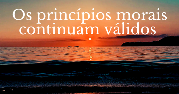 Os principios morais